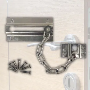 ZÁSUVKA ZÁVORA NA DVEŘE S ŘETÍZKEM | DVEŘNÍ ZÁVORA S ŘETĚZEM