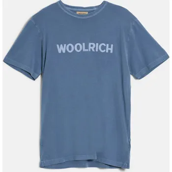 Pánské tričko TRIČKO WOOLRICH LIGHT GARMENT DYED T-SHIRT AVIATION