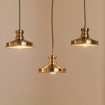 Opviq Závěsné světlo Berceste 9263, 3 žárovky, barva starého mosazi, E27 starý mosaz 3 x 40 W - Doprava zdarma