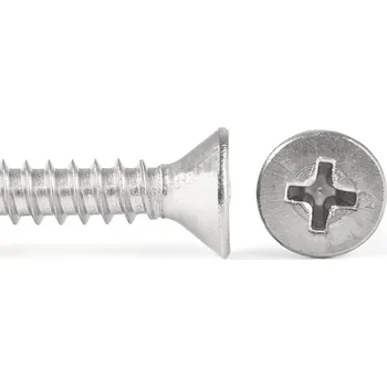 Vrut Šroub do plechu nerez A2, zapuštěná hlava, DIN 7982 - 3.5x38