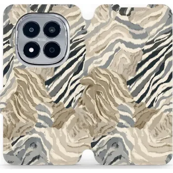 Pouzdro na mobilní telefon Flipové pouzdro Mobiwear - Xiaomi Redmi Note 15 Pro Plus 5G - V168S Pruhovaná malba (Knížkové flip pouzdro, obal, kryt na mobil Xiaomi Redmi Note 15 Pro Plus 5G - V168S Pruhovaná malba, materiál Umělá kůže + TPU - ochrana 360°, stojánek, silikonová vaničk