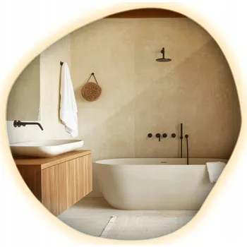 Zrcadlo Premium Zrcadlo s LED osvětlením do koupelny 70