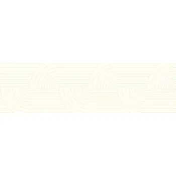 Obklad Puris white rekt. dekor B ultramat - obkládačka rektifikovaná 29,8x89,8 bílá 171519