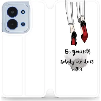 Pouzdro na mobilní telefon Flipové pouzdro Mobiwear - Xiaomi Poco C85 - M046P Be yourself (Knížkové flip pouzdro, obal, kryt na mobil Xiaomi Poco C85 - M046P Be yourself, materiál Umělá kůže + TPU - ochrana 360°, stojánek, silikonová vanička, magnetické zavírání)