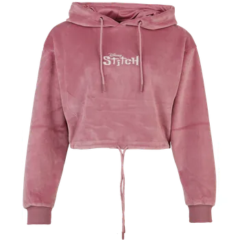 Dámská mikina Mikina s kapucí Disney z Lilo & Stitch - Angel - Ženy - světle růžová