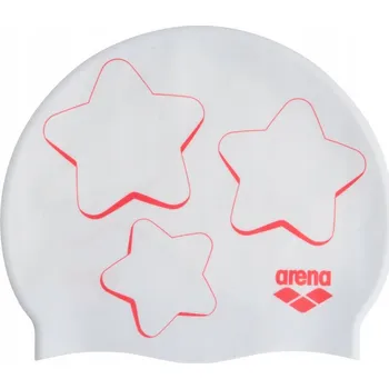 Plavecká čepice pro děti Silikonová Arena bílá