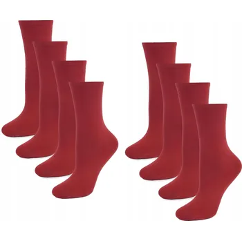 Pánské ponožky MARILYN Bavlněné Ponožky FORTE 58 červené-INTENSE TOMATO 36-40 4 PÁRY