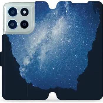 Pouzdro na mobilní telefon Flipové pouzdro Mobiwear - Motorola Moto G56 5G - M146P Galaxie (Knížkové flip pouzdro, obal, kryt na mobil Motorola Moto G56 5G - M146P Galaxie, materiál Umělá kůže + TPU - ochrana 360°, stojánek, silikonová vanička, magnetické zavírání)