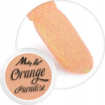 Molly Lac Prášek na nehty Orange Paradise Č. 1
