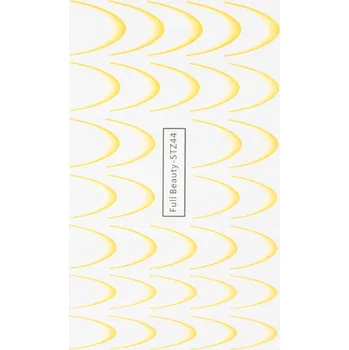 Přípravek na nehty Samolepky na nehty Gradient Francouzská manikúra Ombre linka STZ44