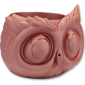 Květináč Flexi Factory Stojan na tužky Sova - měděný