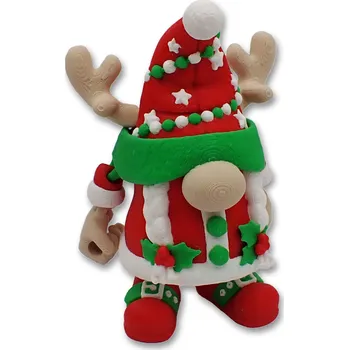 Figurka Flexi Factory Vánoční skřítek žena - barevná