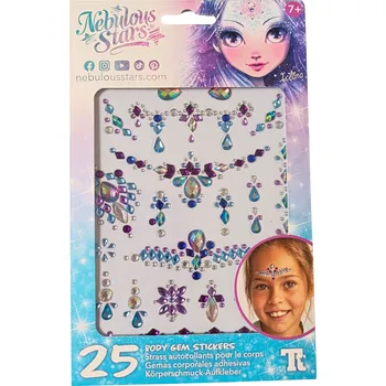 Tetovací barva Nebulous Stars dekorační KAMÍNKY NA TĚLO Bílá