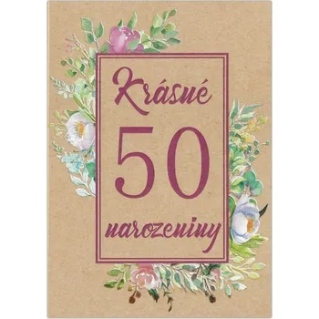 Přání k narozeninám CTS67, kraft