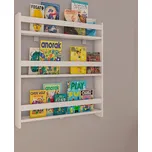 Vcm Nástěnná police Kidos, bílá