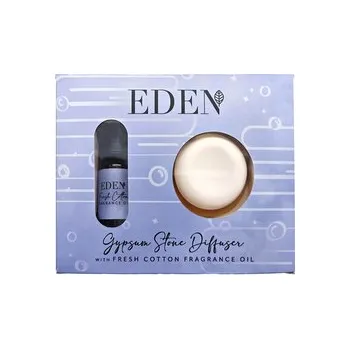 Aroma difuzér Sádrový kamenný difuzér s vonným olejem Eden - Svěží bavlna