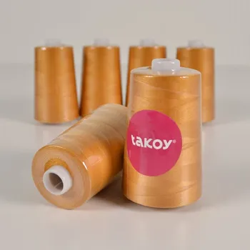 Overlock / coverlock polyesterová nit TKY 5000 barva hořčicová
