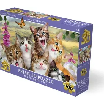 Puzzle PRIME 3D puzzle Selfie kočky 100 ks