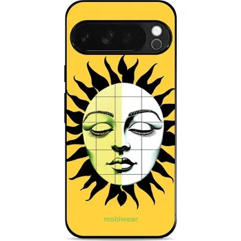 Pouzdro na mobilní telefon Lesklý kryt Mobiwear Glossy - Google Pixel 10 Pro XL - G056G Tvář slunce (Prémiové lesklé pouzdro, obal, kryt Mobiwear Glossy na mobil Google Pixel 10 Pro XL - G056G Tvář slunce, materiál Plast + TPU silikon - krytí po všech stranách, neošoupatelný potisk
