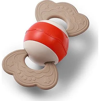 Hračka pro kojence BabyOno Chrastítko s kousátkem Candy 3 m+