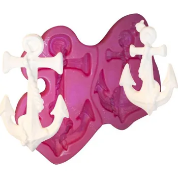 Forma na pečení Cesil Silikonová forma Kotvy 4 x 6,5 cm