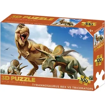 Puzzle 3D puzzle – tyrannosaurus rex vs triceratops