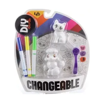 omalovánky Kreativní sada na malování zvířátek – kočička a pejsek