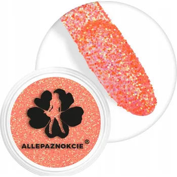 NEONOVÝ PYL NA NEHTY S BROKÁTEM SHINE MANDARINKA 09