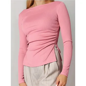 Oblečení a móda Sinsay - Nabíraná halenka - růžová - 739EU-38X - 739EU-38X-XS