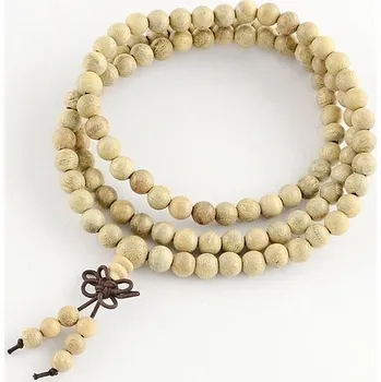 Náhrdelník Japa Mala náhrdelník z kafrového dřeva cca 60 cm