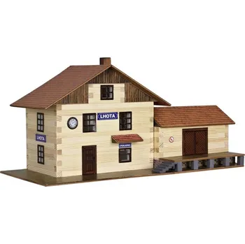 Stavebnice WALACHIA Nádraží vlakové W36 Hobby Kit DŘEVĚNÁ STAVEBNICE | 3077