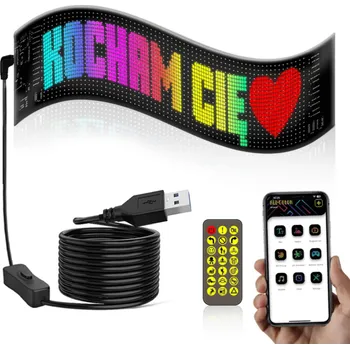 LED panel Velký programovatelný LED panel do auta s dálkovým ovládáním