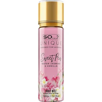 Tělový sprej SO...? Unique SWEET PEA Body Mist 150 ml Tělový sprej