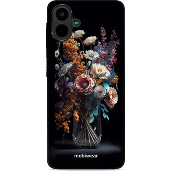 Pouzdro na mobilní telefon Lesklý kryt Mobiwear Glossy - Samsung Galaxy A07 - G012G Kytice ve sklenici (Prémiové lesklé pouzdro, obal, kryt Mobiwear Glossy na mobil Samsung Galaxy A07 - G012G Kytice ve sklenici, materiál Plast + TPU silikon - krytí po všech stranách, neošoupatelný)