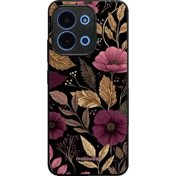 Pouzdro na mobilní telefon Lesklý kryt Mobiwear Glossy - Xiaomi Poco C85 - V170S Fialová kvítka (Prémiové lesklé pouzdro, obal, kryt Mobiwear Glossy na mobil Xiaomi Poco C85 - V170S Fialová kvítka, materiál Plast + TPU silikon - krytí po všech stranách, neošoupatelný potisk, tenké)