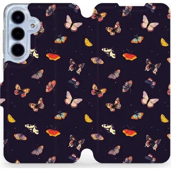Pouzdro na mobilní telefon Flipové pouzdro Mobiwear - Samsung Galaxy S25 FE - VP78S Barevní motýlci (Knížkové flip pouzdro, obal, kryt na mobil Samsung Galaxy S25 FE - VP78S Barevní motýlci, materiál Umělá kůže + TPU - ochrana 360°, stojánek, silikonová vanička, magnetické zavírání