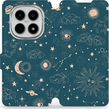 Pouzdro na mobilní telefon Flipové pouzdro Mobiwear - Xiaomi Redmi Note 15 5G - VP14S Magický vesmír (Knížkové flip pouzdro, obal, kryt na mobil Xiaomi Redmi Note 15 5G - VP14S Magický vesmír, materiál Umělá kůže + TPU - ochrana 360°, stojánek, silikonová vanička, magnetické zavírá