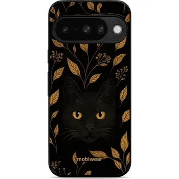 Pouzdro na mobilní telefon Lesklý kryt Mobiwear Glossy - Google Pixel 10 - V164S Černá kočka (Prémiové lesklé pouzdro, obal, kryt Mobiwear Glossy na mobil Google Pixel 10 - V164S Černá kočka, materiál Plast + TPU silikon - krytí po všech stranách, neošoupatelný potisk, tenké)