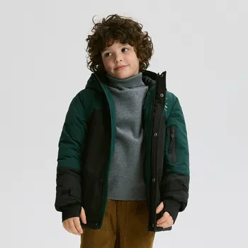 Dětská móda Reserved - Bunda s kapucí - černý - PN650-99X - PN650-99X-U13