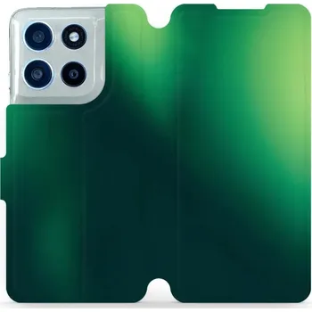 Pouzdro na mobilní telefon Flipové pouzdro Mobiwear - Motorola Moto G56 5G - VP61S Zelený odstín (Knížkové flip pouzdro, obal, kryt na mobil Motorola Moto G56 5G - VP61S Zelený odstín, materiál Umělá kůže + TPU - ochrana 360°, stojánek, silikonová vanička, magnetické zavírání)
