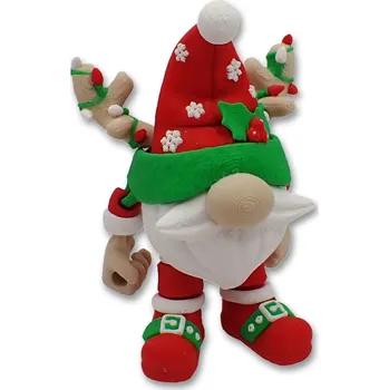 Figurka Flexi Factory Vánoční skřítek muž - barevný