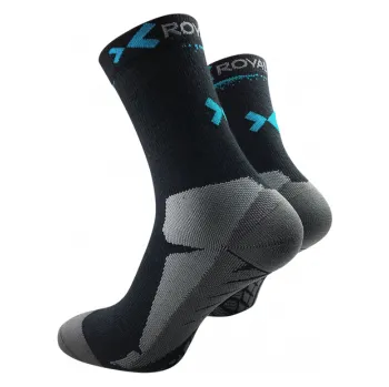 Pánské ponožky ROYAL BAY Merino sportovní ponožky Super High-cut černé 9999 - velikost 42-44