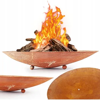Ocelové zahradní ohniště Kapaga, 57 cm