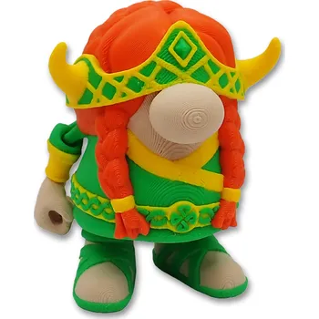 Figurka Flexi Factory Skřítek Viking žena - barevná