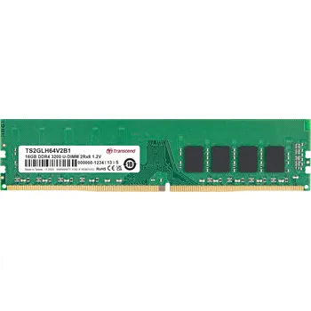 Operační paměť Transcend paměť 16GB DDR4 3200 U-DIMM 2Rx8 1.2V TS2GLH64V2B1