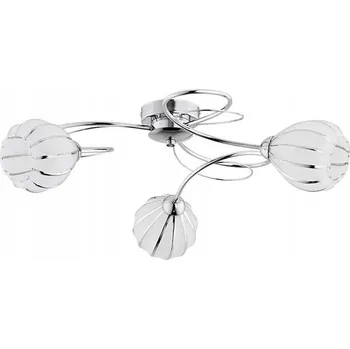 Lampa lustr stropní svítidlo chrom skleněné stínidlo 19993.00