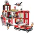 ostatní stavebnice Qman Mine City Fire Line W12014 Hasičské ústředí 693 dílků