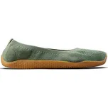 Vivobarefoot ASANA YIN BALLERINA KNIT WOMENS DUSTY GREEN velikost 37 - Zelená