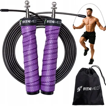 Švihadlo Fit4Med plastové Švihadlo 300 cm růžové