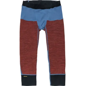 Pánské termo spodní prádlo Pánské 3/4 spodky Devold Tuvegga Merino 3/4 Longs Man Velikost: L / Barva: modrá/červená